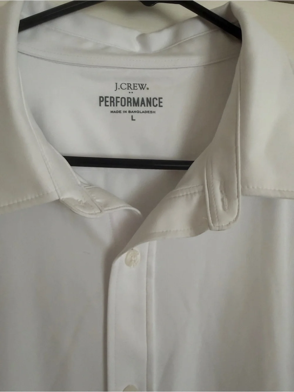 J. Crew White Long-Sleeve Dress Shirt